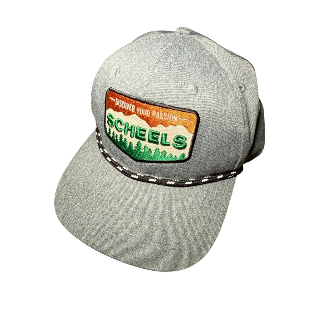 Scheels Discover‎ Your Passion Embroidered Rope Hat One Size Outdoor Casual